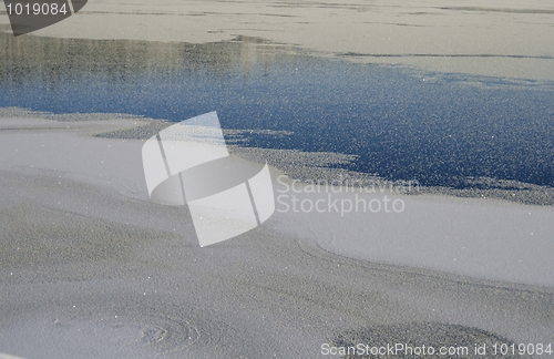 Image of Lake freezing over