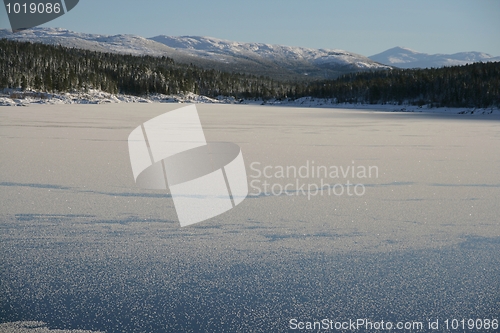 Image of Lake freezing over