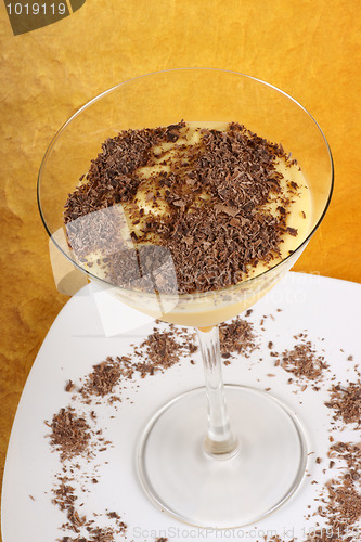 Image of Vanilla custard cream dessert