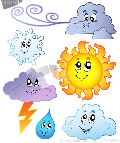 Image of Cartoon weather images