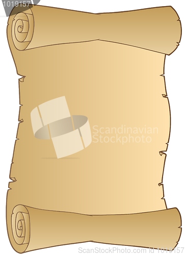 Image of Old paper scroll