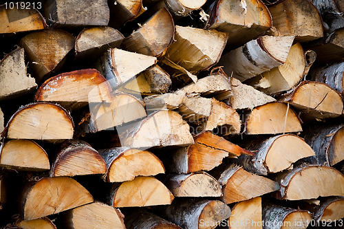 Image of Stack of firewood