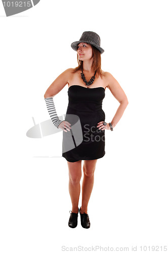 Image of Lady with hat.