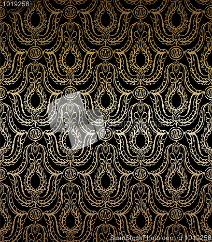 Image of Seamless floral ornament