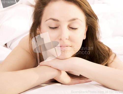 Image of relaxing woman