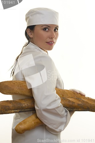 Image of Baker with bread