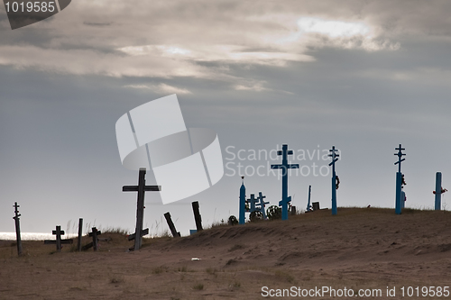 Image of abandoned cemetery