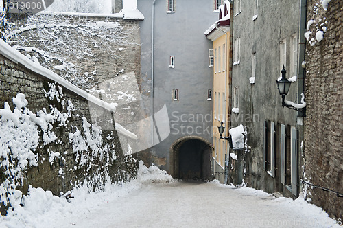 Image of Street of city of Tallinn 