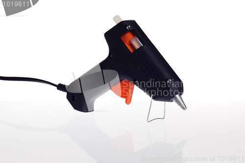 Image of Hot glue pistol isolated on white background