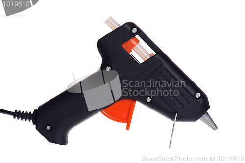 Image of Hot glue pistol isolated on white background