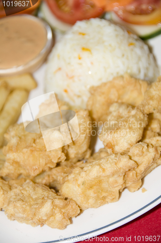 Image of filet of fish breaded nicaragua