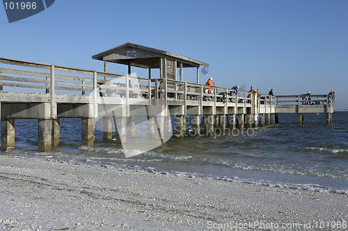 Image of the pier at lighthouse beac