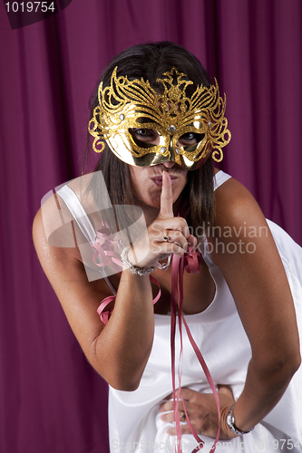 Image of Mysterious sexy woman