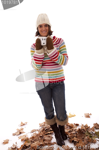 Image of Fun at autumn season
