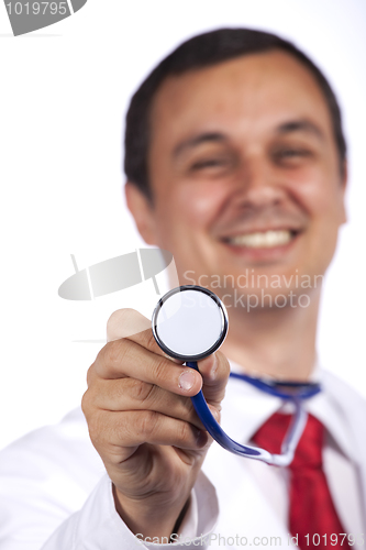 Image of Friendly male doctor