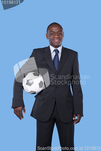 Image of African soccer fan