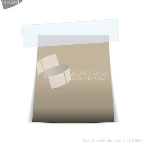 Image of label tag icon beige