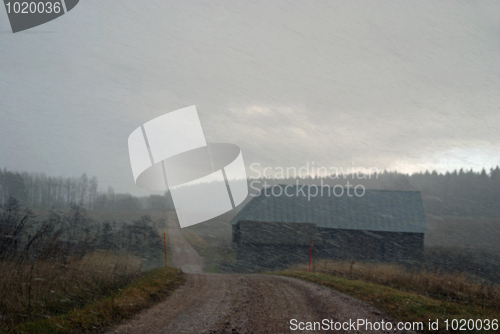 Image of Winter Storm Arriving in the Country