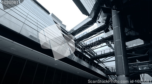 Image of high technology office lobby entrance