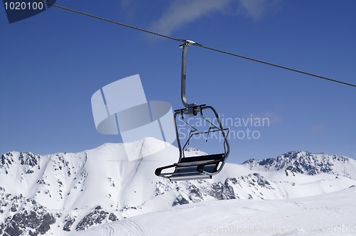 Image of Chairlift, close-up