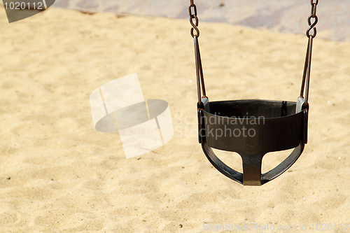 Image of Swing on childrens background
