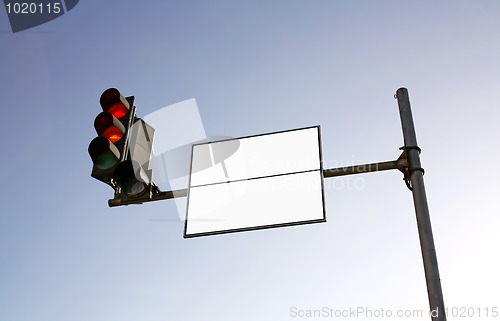 Image of Empty road sign