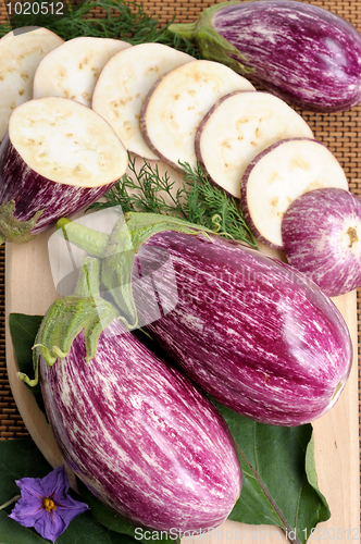 Image of Eggplants.