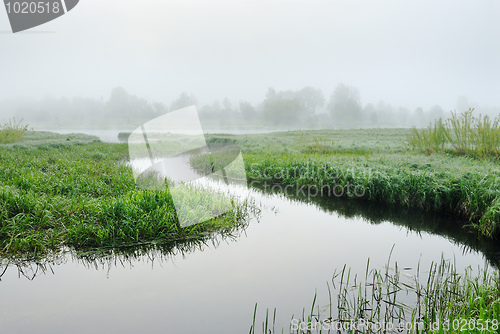 Image of Morning river mist