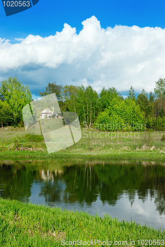 Image of Cloud over the river