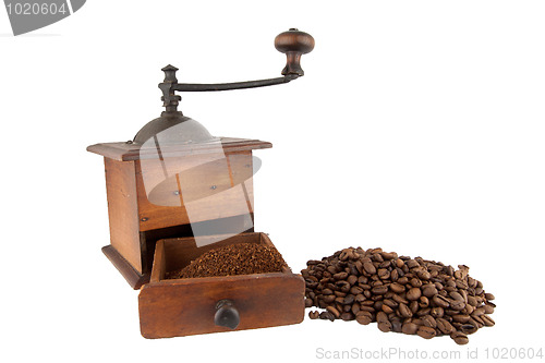Image of Traditional coffee grinder