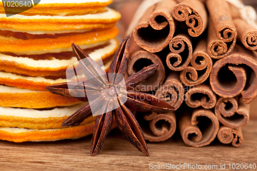 Image of Orange with Cinnamon and Anise