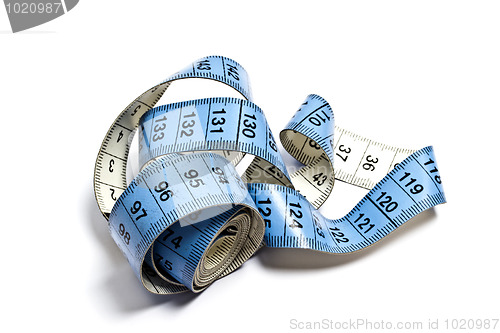 Image of Blue tape measure 