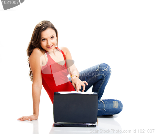 Image of Happy teenager student