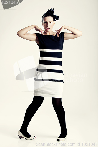 Image of Fashion woman posing