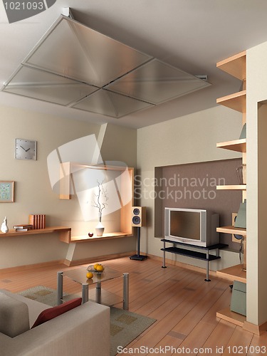 Image of 3D render interior