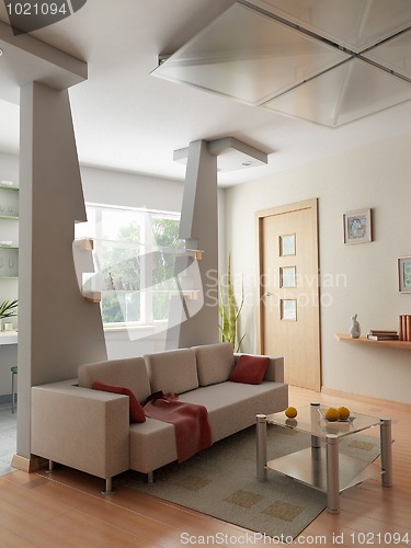 Image of 3D render interior