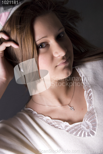 Image of Portrait of a young girl   