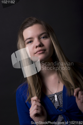Image of Portrait of a young girl    