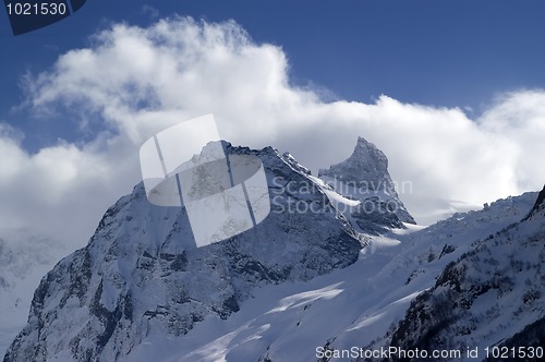 Image of Caucasus. Dombay. Sofrudzhu.