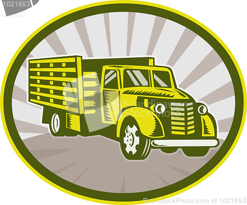 Image of Vintage pick-up cargo truck