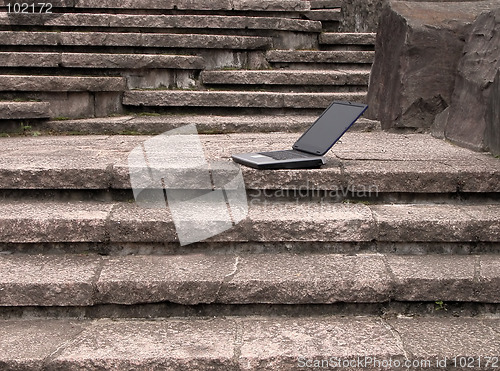 Image of Laptop outdoor