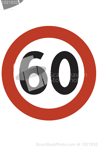 Image of Speed limit 60