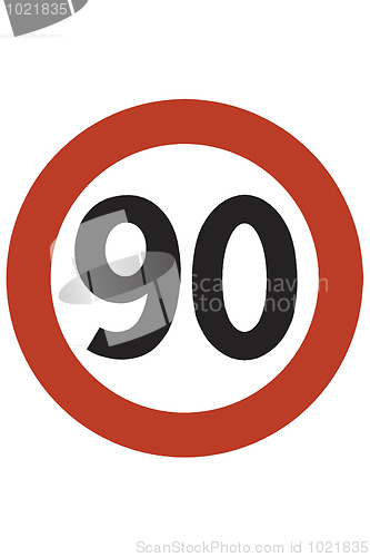 Image of Speed limit 90