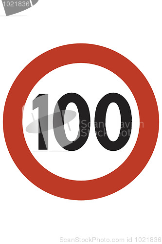 Image of Speed limit 100