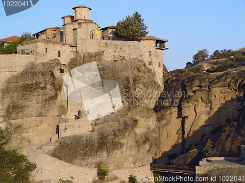 Image of Landscape of  Meteora's monastery