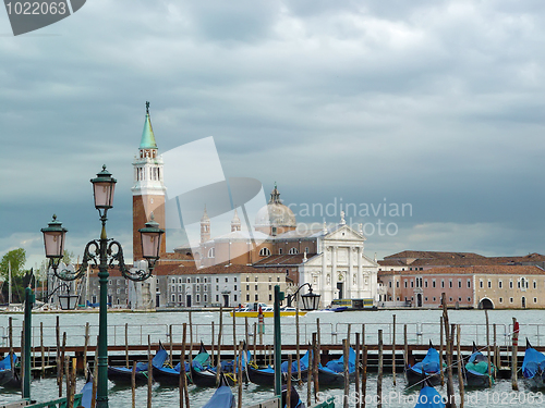 Image of Cloudy Venice lagoon