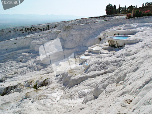 Image of Cleopatra mineral water geyser made terraces for healthcare
