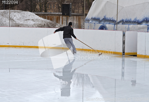 Image of Skating rink in spring