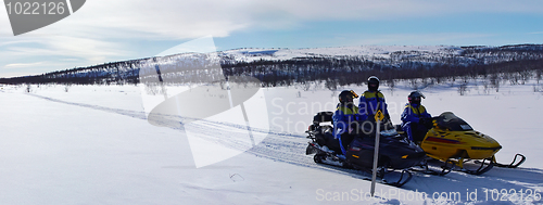 Image of Snow racing rest