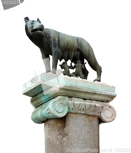 Image of Famous statue of the she-wolf in Rome